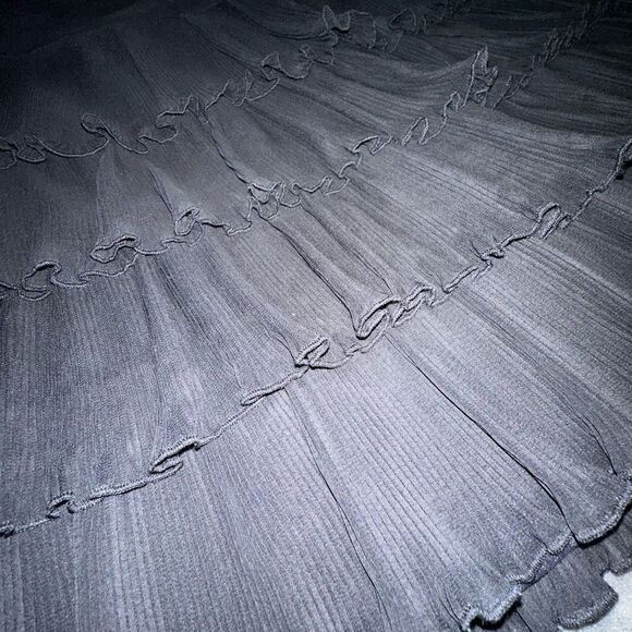 LOFT Tiered Chiffon Skirt Size 12 - Picture 5 of 11